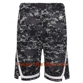 NBA San Antonio Spurs Herren Shorts Schwarz 2 2018-19 Nike Swingman